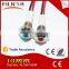 High Brightness Metal 10mm 12v White led pcb indicator lights with 20cm wire