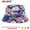 floral custom bucket hat print