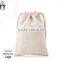 Organic cotton drawstring bag for storage small drawstring gift bag