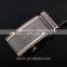 High quality cow leather belt 100% cow hide leather black leather belt for men