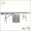 244*75*74 cm Suitcase plastic table/custom folding changing table