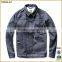 2016 new arrival bulk plain cotton washing fashion men denim jacket