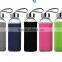 High Borosilicate Glass Bottles With Portable Lid and Neoprene Sleeve