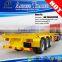 Shandong Juyuan direct skeletal fram semi truck tractor 40feet 3 axles container chassis trailer