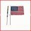 5*8 inches red white flag,roll up flag,silk screen flag