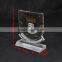 Top quality artistic school badge shape decorations trophy acrylic stand for custom