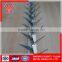 High securiy galvanized surface treatment anti-climb wall spikes