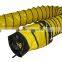 Heavy duty vinyl ventilation ducting with integrated carrying case