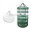 Hydroponic fabric folding drying rack