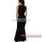 2016 Black Shimmering Rhinestone Long Dresses for Women Evening