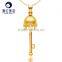Aaa Japanese 7.5--8mm Golden Natural Akoya Pearl Set Pendant for Sale