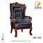 Classic King Throne Luxury Wooden Chair Office Leather Chairs HE-03