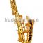 1/6 size gold plated music instrument shaped mini gild soprano saxophone