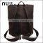 Vintage Leather Briefcase 2-in-1 Leather School Bag Backpack