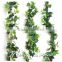 factory diract wholesale wall hanging green rattan artificial plastic ivy vines for home decoration