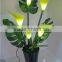 2016 new manufacturing plant for decoration artificial LED flower pots / simulation led light flower pot for home decoration