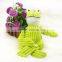 Hot Sale Fashion Short Plush Dog Toys Squeaker Pet Stuffer Corduroy Frog Toy Puppy Product Toys Puppy Chewing And Training Toy