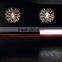 white, red, black resin restaurant lights