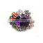 wonderfully bright and bohemian statement ring majestic centre stone with amethyst ring