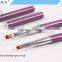 ANY Nail Art Beauty Care Metal Handle Oval Nylon Nail Brush UV Gel Nails