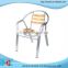 High quality aluminum frame wooden chairs