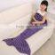 various colors knitted Mermaid Blanket Child size                        
                                                Quality Choice