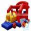 2016 cheap new style 0.55mm pvc tarpaulin thomas train bounce house