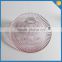 LXHY-P015 Wedding decorative colored vintage round flat glass plate
