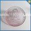 LXHY-P015 Wedding decorative colored vintage round flat glass plate