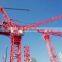 QTD120 luffing tower crane free standing height for sale