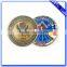 Wholesale customized enamel antique silver promotional coins