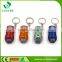 3 LED keychain lights best promotion gift mini plastic led flashlight