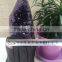 Natural Narrow Shaped Amethyst Geode Uruguay Crystal Cluster Ornaments