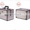 Professional Makeup Kit Box Rolling Trolley Aluminum Material Hard Shell Beauty Case Made In China