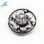 2016 New Replaceable Arrival Decorative Flower Alloy Crystal Snap Button Cover