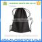 Plain recyclable large capacity colorful drawstring cotton bag