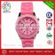 R0452 New and Hot Sale Silicon 3 atm water resistant watch ,Custom Logo printed 3 atm water resistant watch