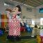SUNJOY 2016 hot-selling inflatable cartoon characters advertisement cartoon for restaurant