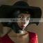 Black Mask Nun /Open face Sheep Leather hood / Cosplay mask Masquerade Roleplay