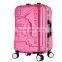 hardside luggage ABS printed hard shell luggage