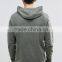 cheap promotion good quality oversized no zipper with hood grey string causal 100% cotton custom plain hoodies