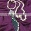 hotselling fashion shell pearl beaded tassel necklace wholesale