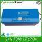 Deep Cycle 24v 70ah Lifepo4 Electric Motor Battery