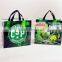 Wenzhou beautiful wholesale pp woven carton chrismas shopping bag