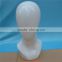 Manufacturer fiberglass faceless female egg mannequin heads