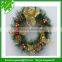 Good quality customized decorated christmas wreaths with colorful designs