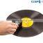 opula turntable record player and vinyl record velvet cleaning brush with carbon fiber brush
