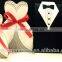 Recycled Materials Stocks paper gift party box wedding luxury favor boxes 200sets
