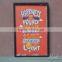 Wooden Vintage Style Sign - Wall Decoration WQ-013