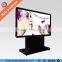 Large size internet 55 inch HD floor standing LCD landscape touch screen kiosk